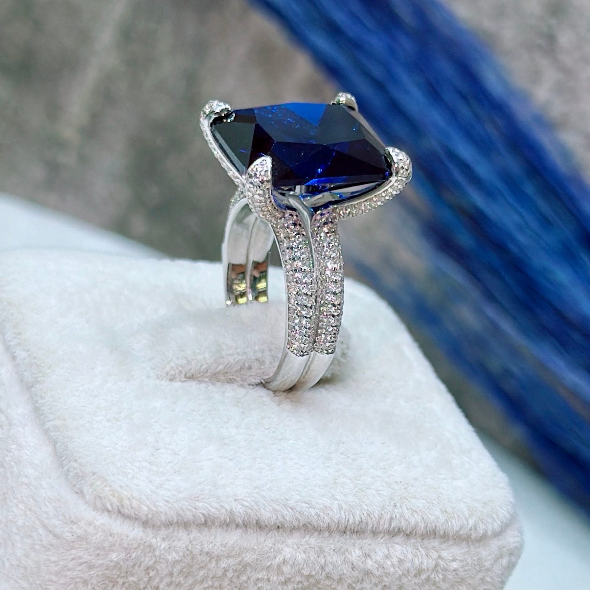 img_7524 pırlanta montür safir model gümüş yüzük